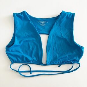 🔻 Frankie’s Bikinis | Blue Bikini Top L